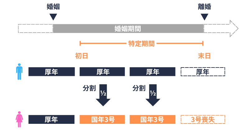 3号分割|標準報酬の分割